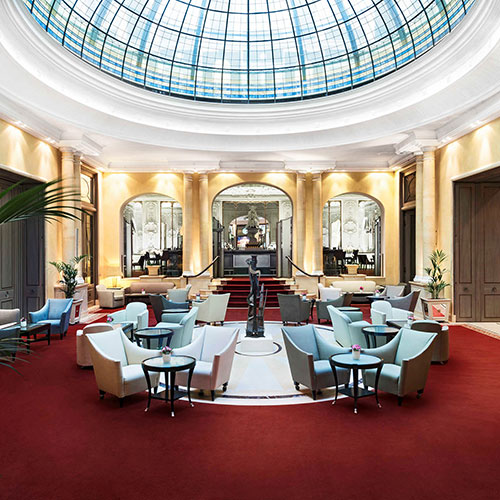 hotel Bayerischer Hof Monaco reception