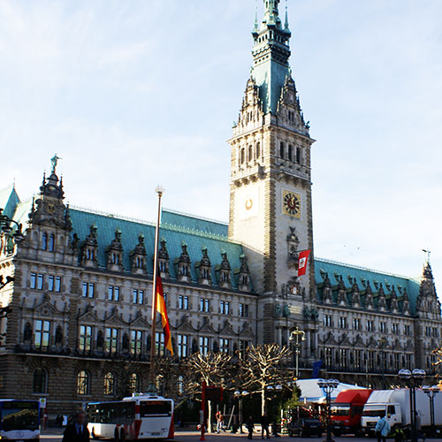 Historic Hamburg City Hall