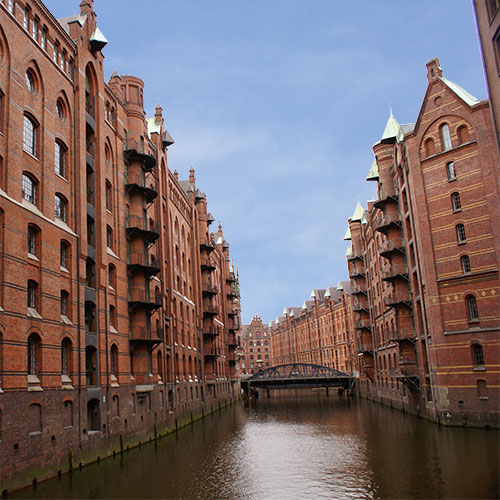 Hamburgo Speicherstadt almacenes